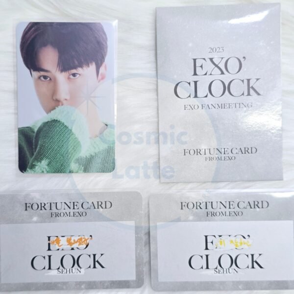 SEHUN 2023 EXO Fanmeeting EXO' Clock Fortune Scratch Set