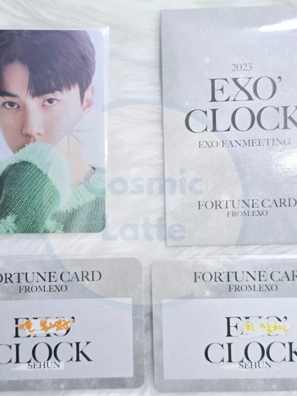 SEHUN 2023 EXO Fanmeeting EXO' Clock Fortune Scratch Set