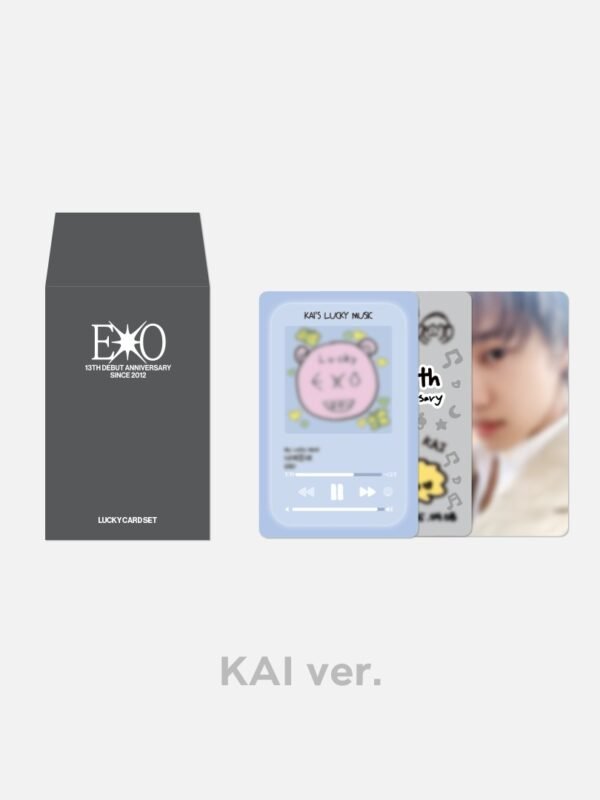 EXO - [13th Anniversary MD] Lucky Card Set Kai Ver.