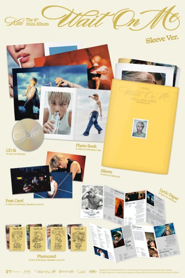 KAI - 4th Mini Album [Wait On Me] (Sleeve Ver.)