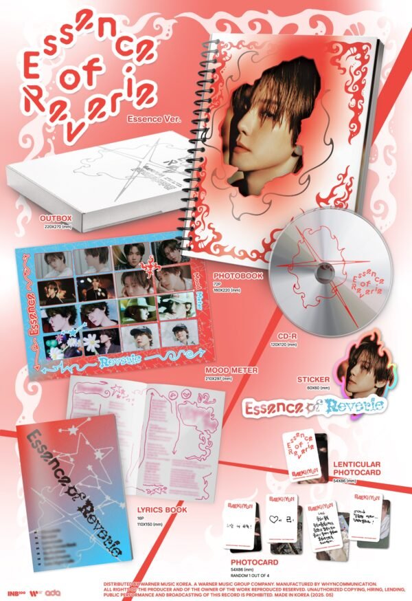 BAEKHYUN - 5th Mini Album [Essence Of Reverie] (Photobook Ver.) (Random Ver.)