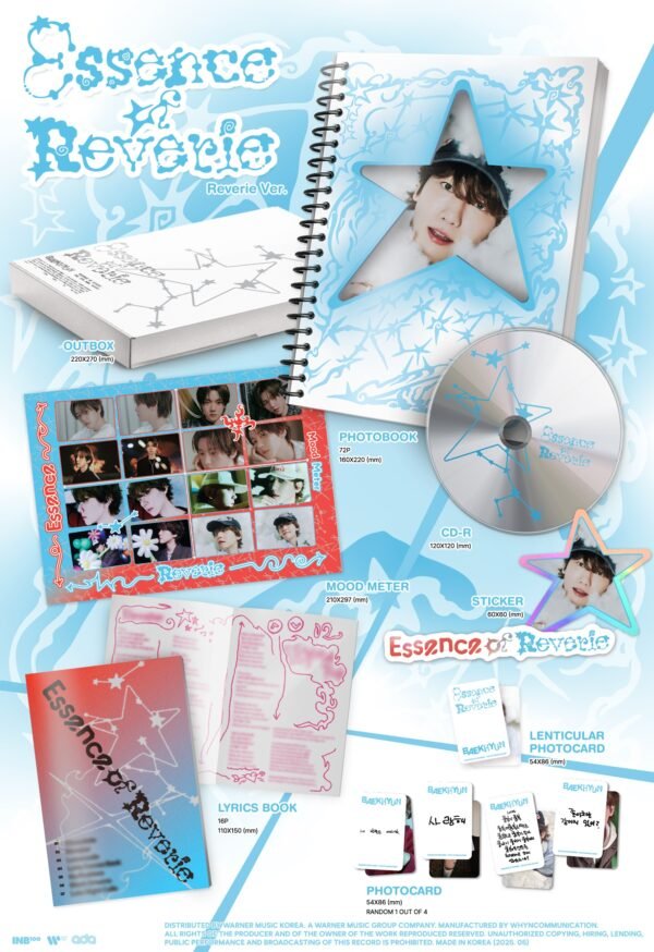 BAEKHYUN - 5th Mini Album [Essence Of Reverie] (Photobook Ver.) (Random Ver.)