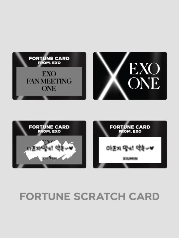 EXO 2024 Fanmeeting ONE Fortune Scratch
