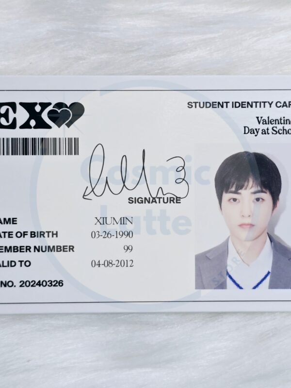 XIUMIN 2024 Season's Greetings Student ID Card