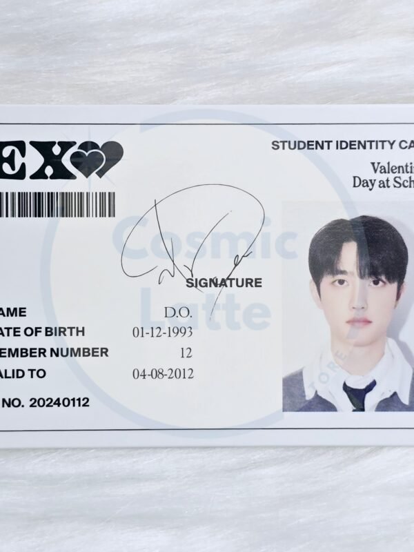 D.O 2024 Season's Greetings Student ID Card