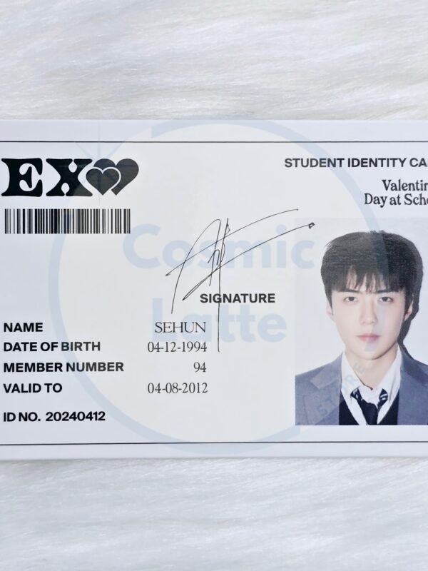 SEHUN 2024 Season's Greetings Student ID Card