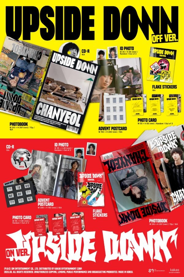 CHANYEOL - 2nd Mini Album [Upside Down] (Photobook Ver.) (Random Ver.)