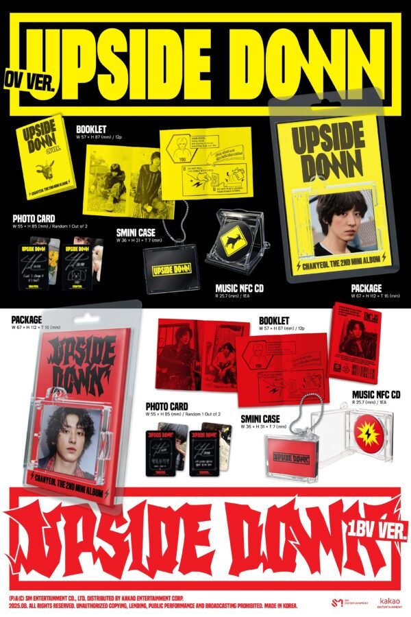 CHANYEOL - 2nd Mini Album [Upside Down] (SMini Ver) (Random Ver.)