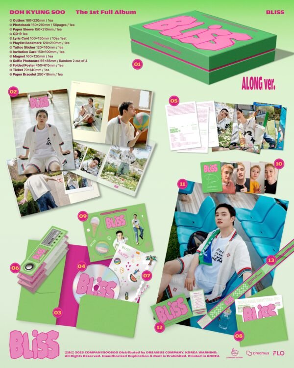 DOH KYUNG SOO - 1st Full Album [BLISS] (Along Ver.)