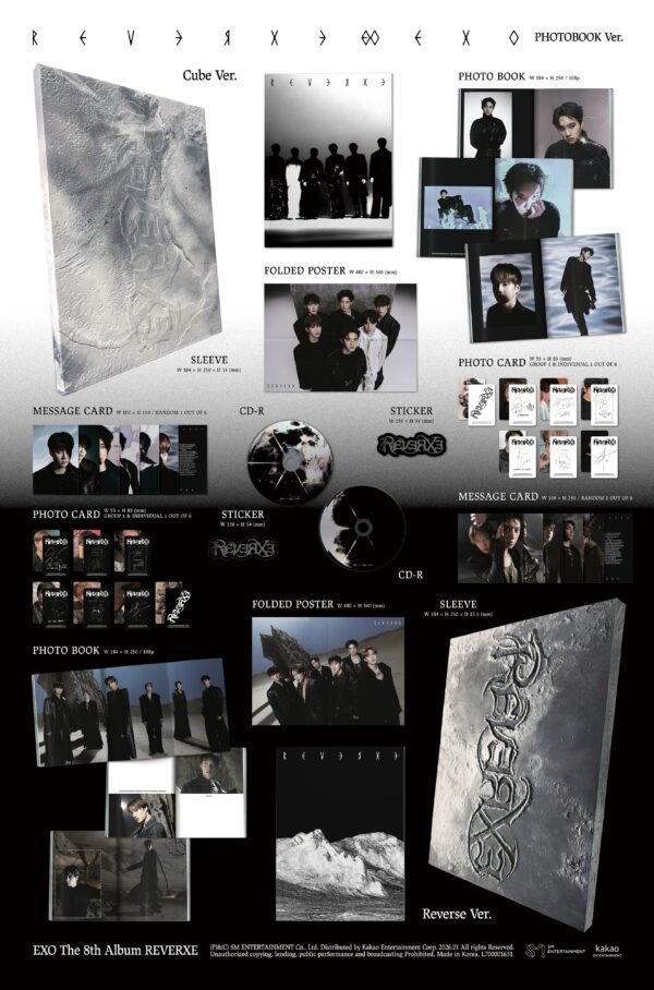 EXO - 8th Album [REVERXE] (Photobook Ver.) (Random)